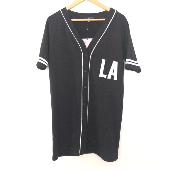 Missguided Binding Oversized Sports Dress Size 2 - Picture 2 of 8